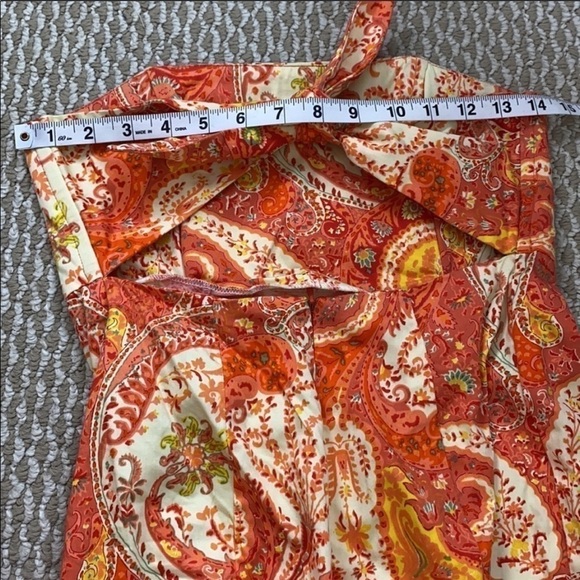 VTG Y2K VS MODA International Paisley Floral Strapless Open Back Dress Trendy - Picture 8 of 9